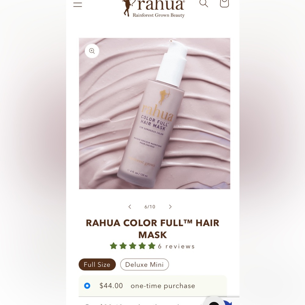 Bundle of hair , rahua products